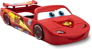 Delta Children Disney/Pixar Cars Lightning McQueen Toddler-To-Twin Bed with Toy Box by Delta Children