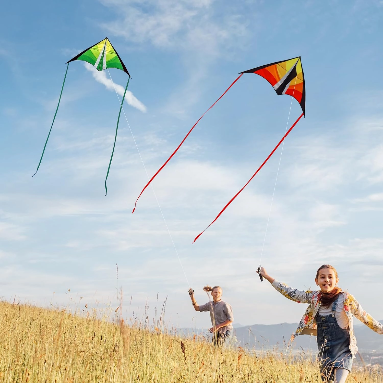 Delta Beginner Kite for Kids & Adults, Easy to Fly Beach Kite