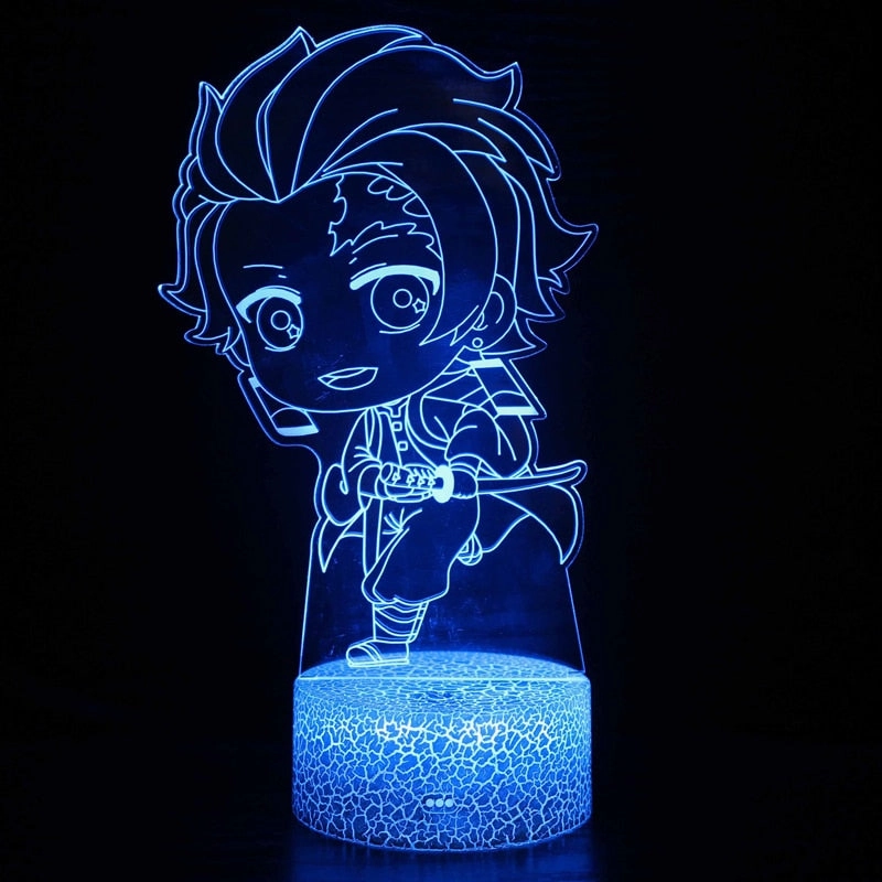 Demon Slayer Anime Tanjiro Lamp Setup