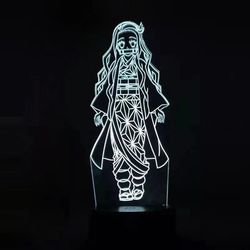 Demon Slayer Anime Tanjiro Lamp Setup