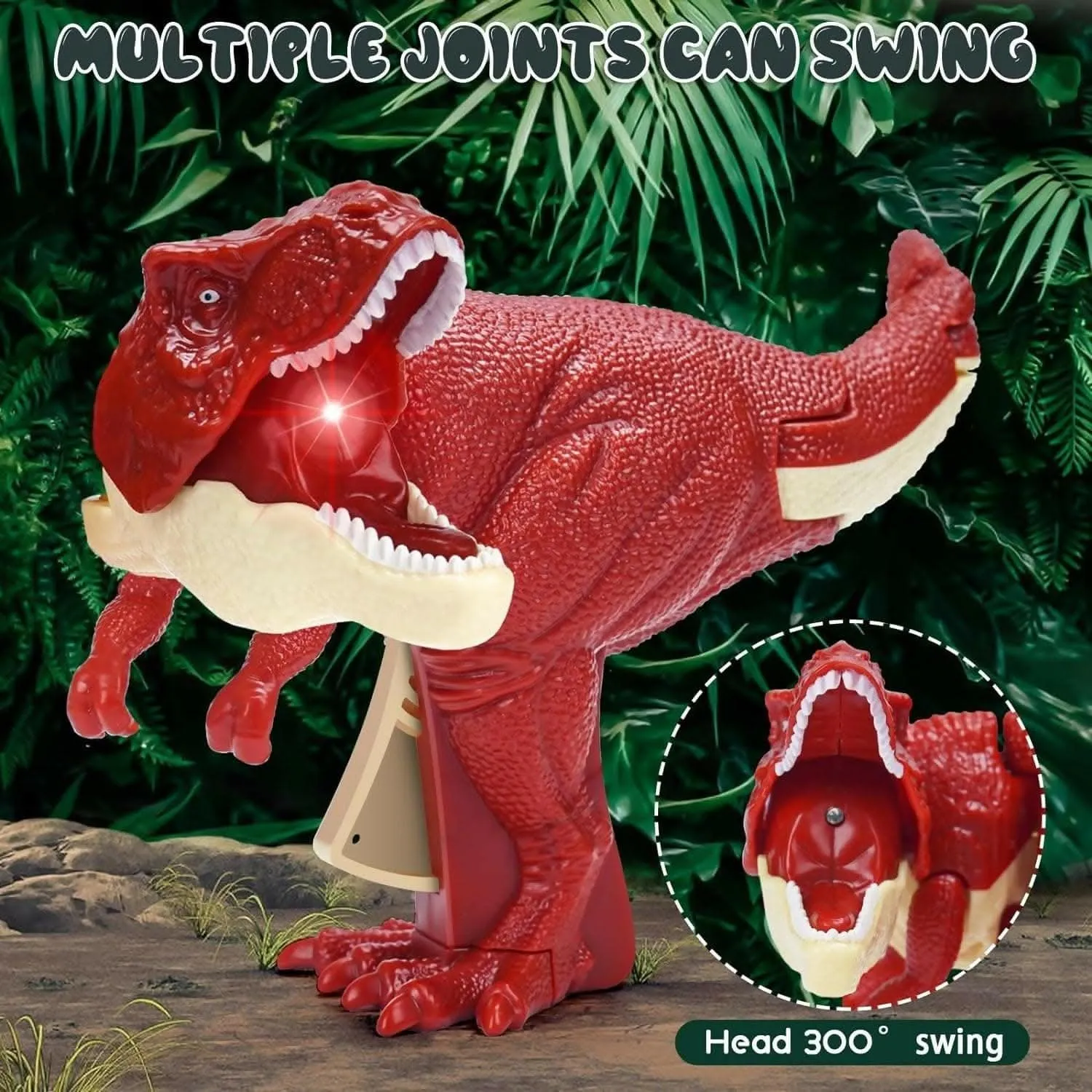Dinosaur Toy with Biting Roaring Function