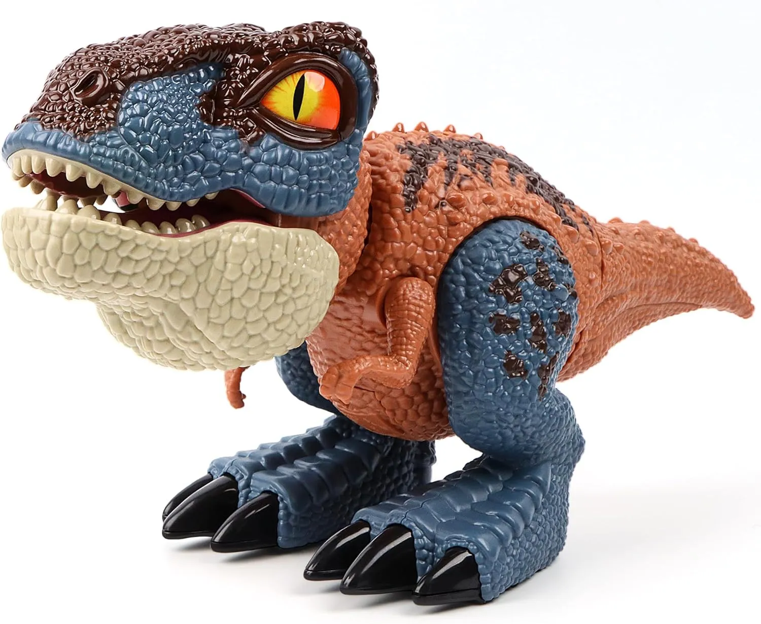 Dinosaur Toys for Kids 2-4, 3-5, 6 7 Year Old, T-Rex Rampaging Tyrannosaurus Rex Dinosaur Attack Action Figure Dino with Lights, Chomp & Roar Play, for Toddler Boys and Girls