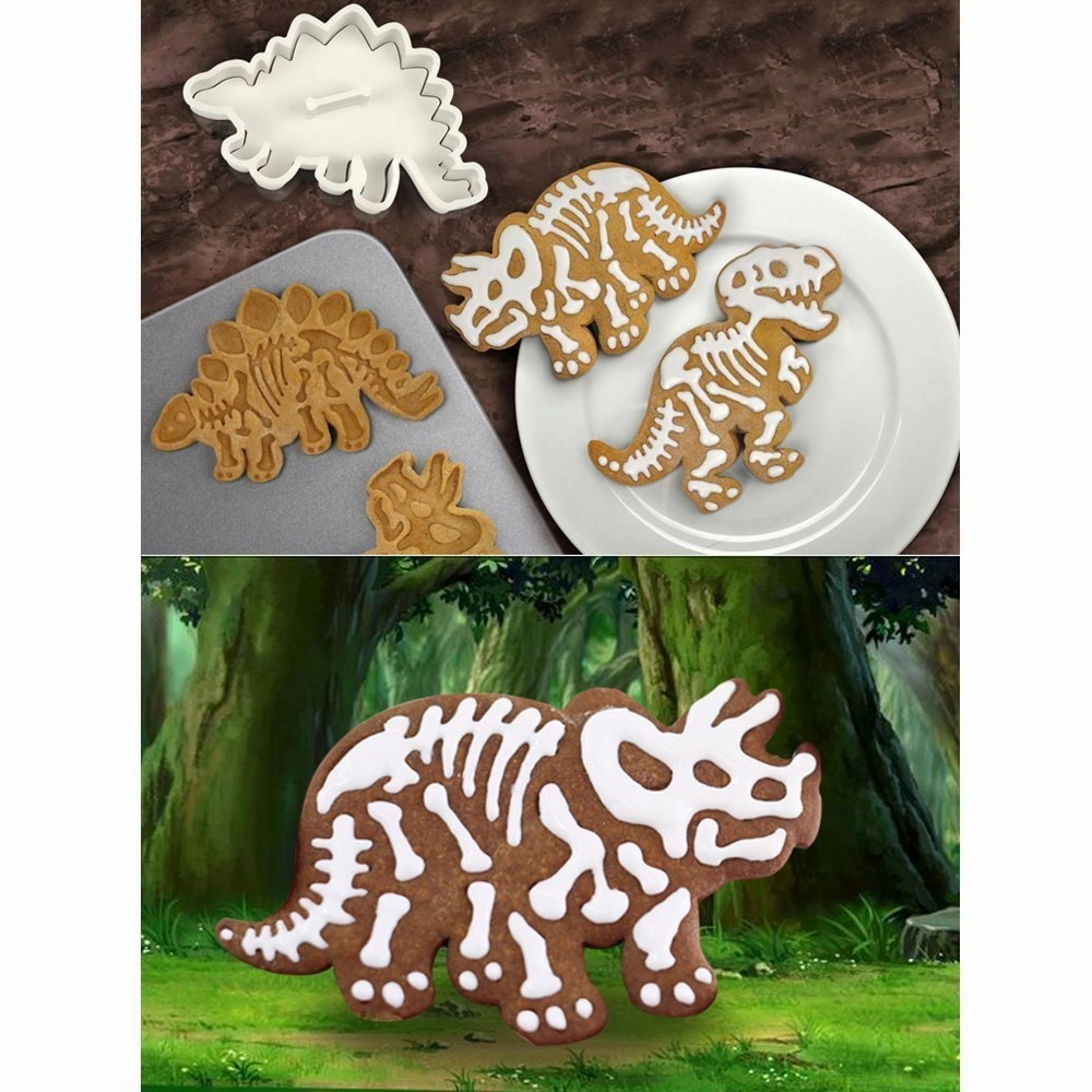Dinosaur Fossil Cookie Molds