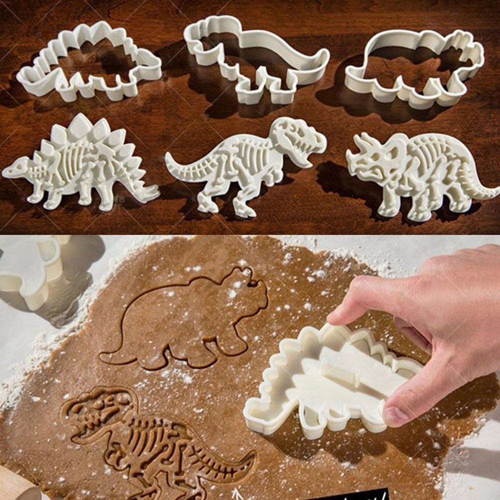 Dinosaur Fossil Cookie Molds