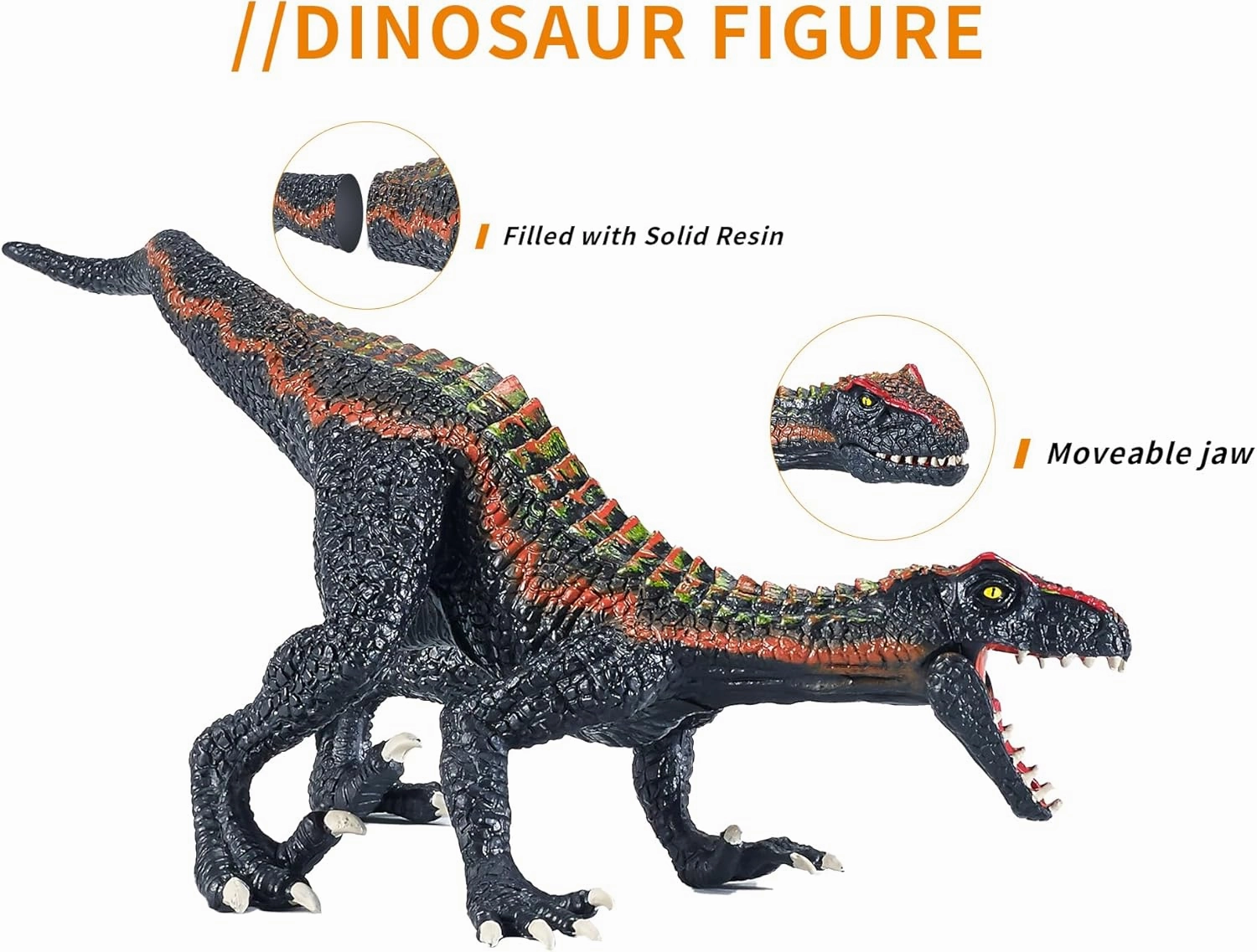 Dinosaur Toy Set (Red   Fire Red)