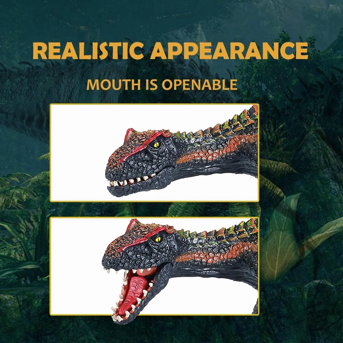 Dinosaur Toy Set (Red   Fire Red)