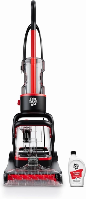 Dirt Devil Full Size Carpet Cleaner Machine for Carpet and Upholstery, Deep Cleaning Carpet Shampooer Machine with Two Cleaning Modes, Pair with Dirt Devil Carpet Cleaner Solution