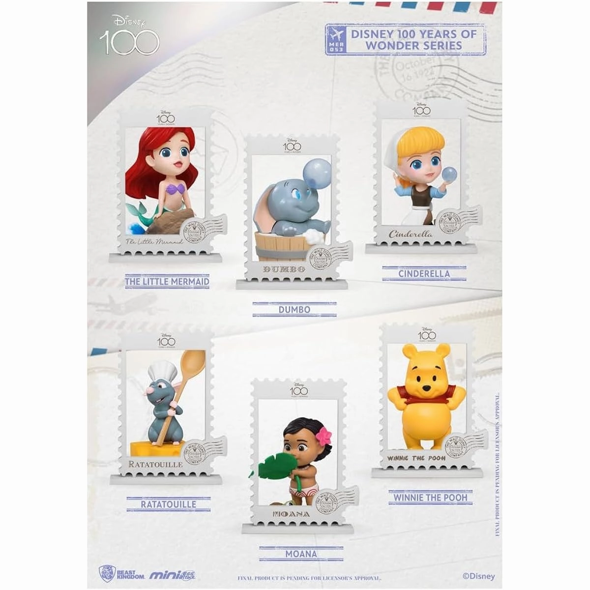 Disney 100 Year Wonder Mini Egg Attack 6-piece set MEA-053