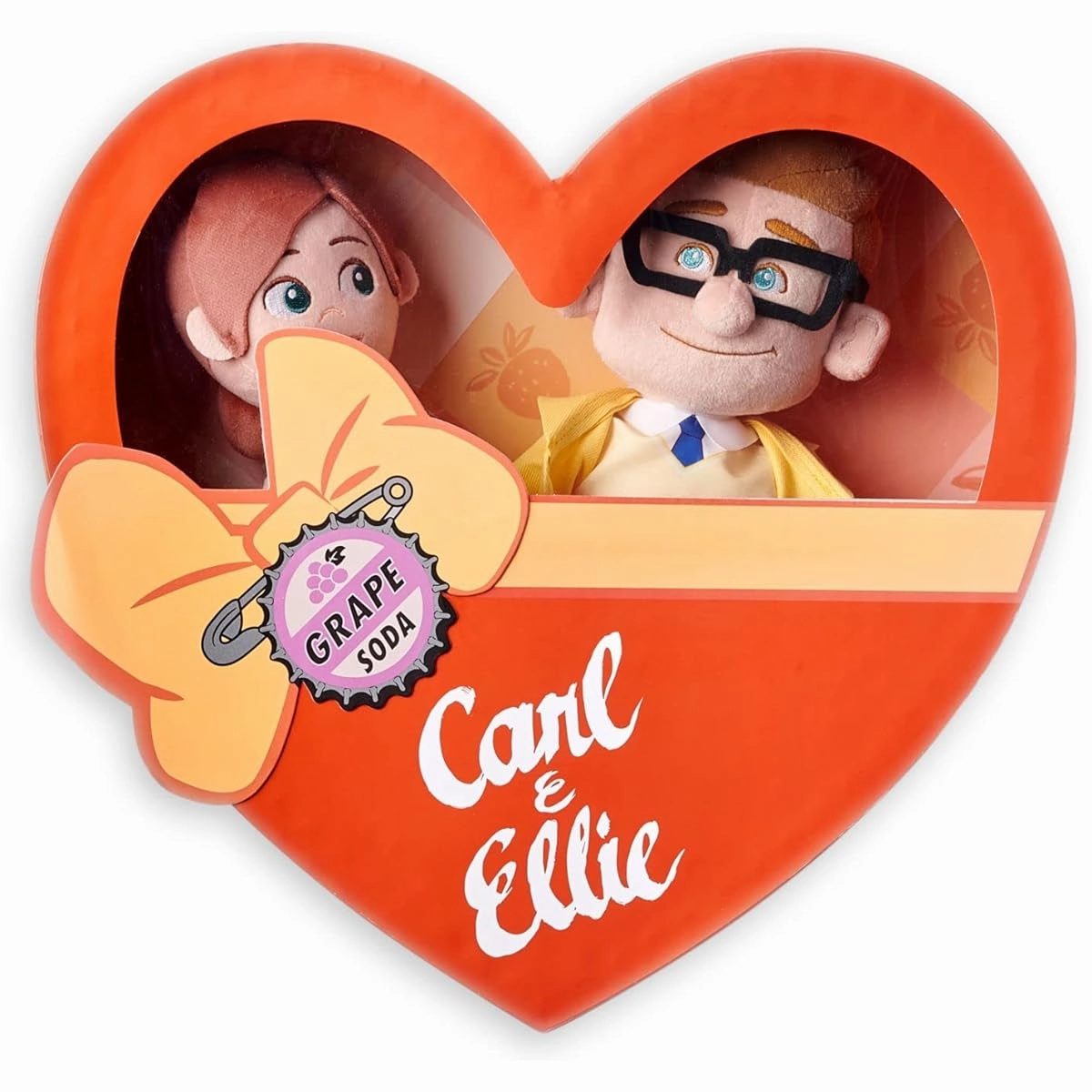 Disney Pixar Carl & Ellie Valentine's Day Plush Set – Up