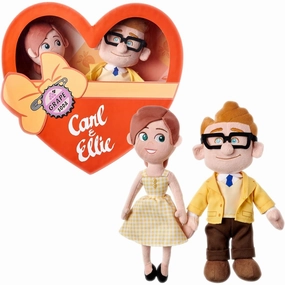 Disney Pixar Carl & Ellie Valentine's Day Plush Set – Up