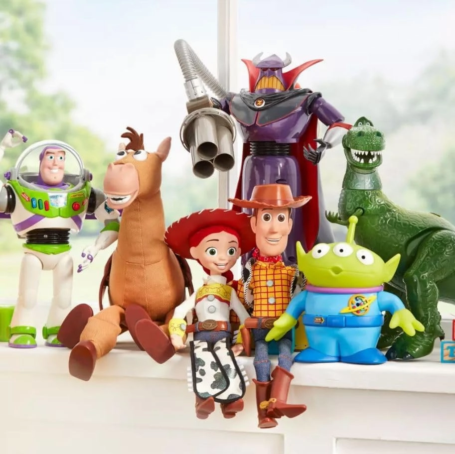 Disney Store Official Buzz Lightyear Interactive Talking Action Figure from Toy Story, Features 10  English Phrases, Interacts with Other Figures and Toys