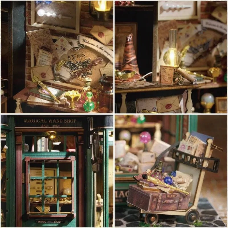 DIY Dollhouse Miniature Kit|Magic Wand Store