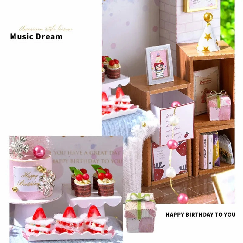 DIY Miniature House | Camp Party Dollhouse Kit