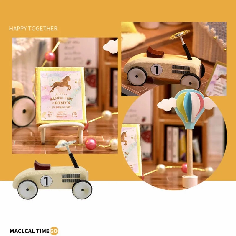 DIY Miniature House | Camp Party Dollhouse Kit