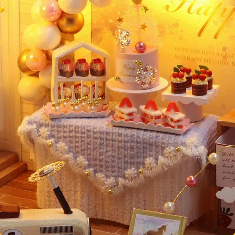 DIY Miniature House | Camp Party Dollhouse Kit