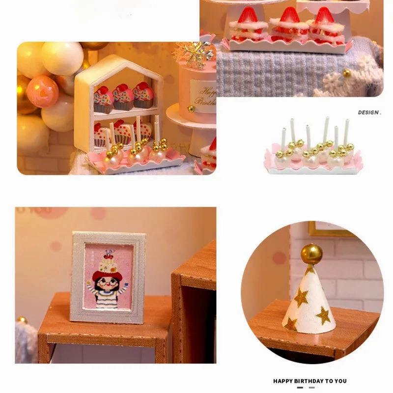 DIY Miniature House | Camp Party Dollhouse Kit