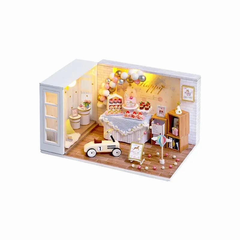 DIY Miniature House | Camp Party Dollhouse Kit