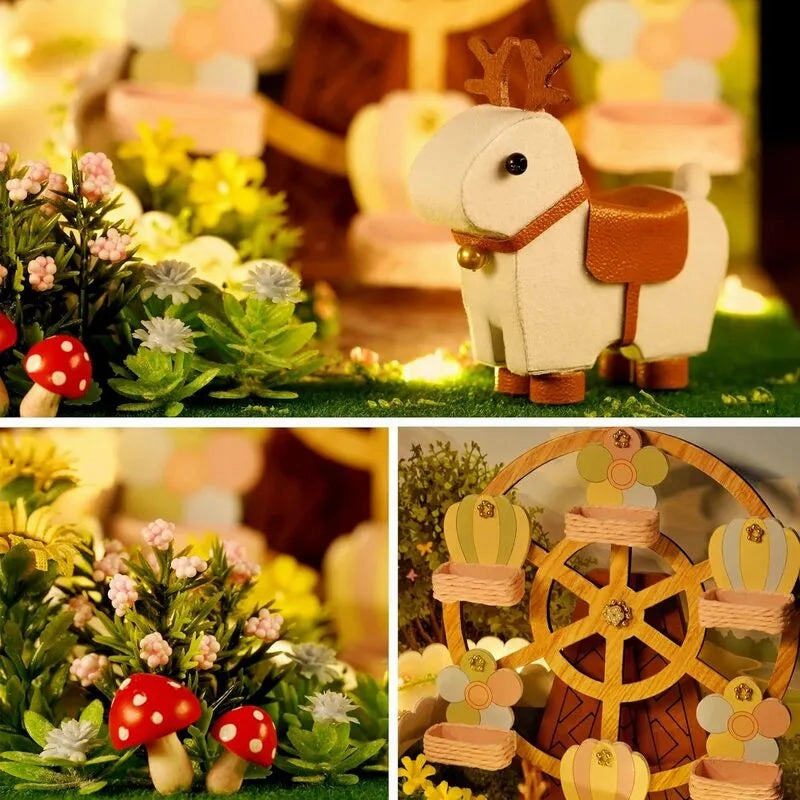 DIY Miniature House | Dream Of The Ferris Wheel Dollhouse Kit
