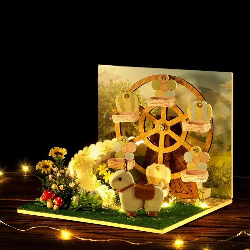 DIY Miniature House | Dream Of The Ferris Wheel Dollhouse Kit
