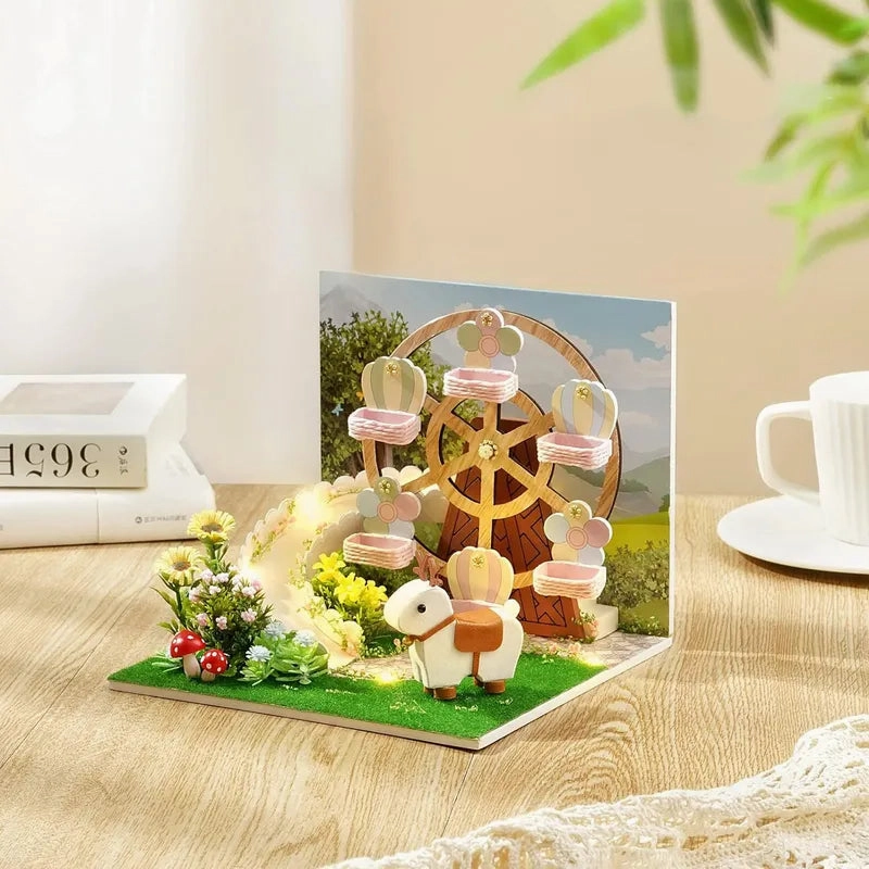 DIY Miniature House | Dream Of The Ferris Wheel Dollhouse Kit