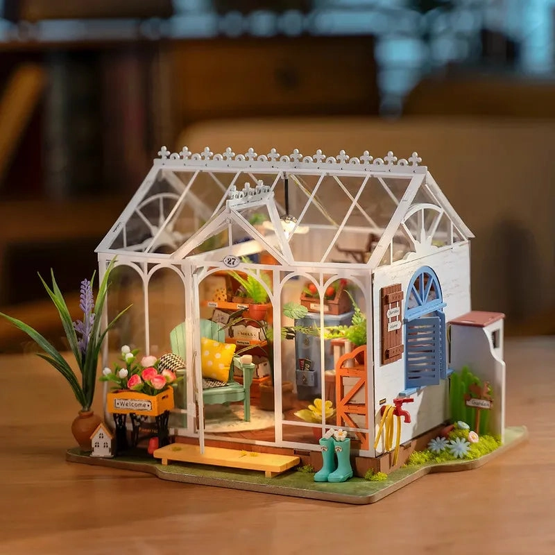 DIY Miniature House | Dreamy Garden House Dollhouse Kit