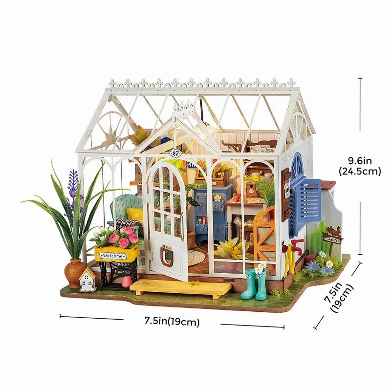 DIY Miniature House | Dreamy Garden House Dollhouse Kit