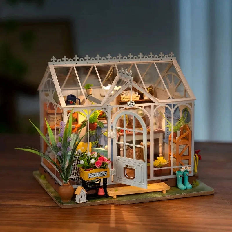 DIY Miniature House | Dreamy Garden House Dollhouse Kit
