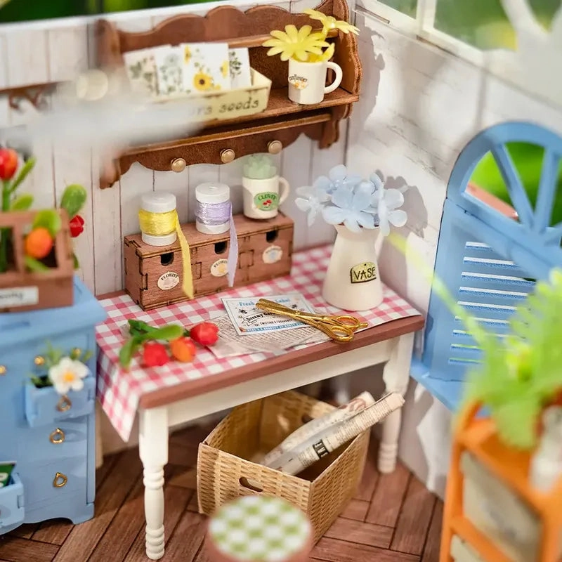 DIY Miniature House | Dreamy Garden House Dollhouse Kit