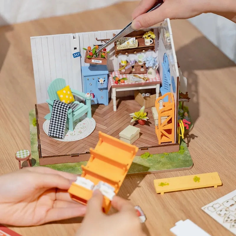 DIY Miniature House | Dreamy Garden House Dollhouse Kit