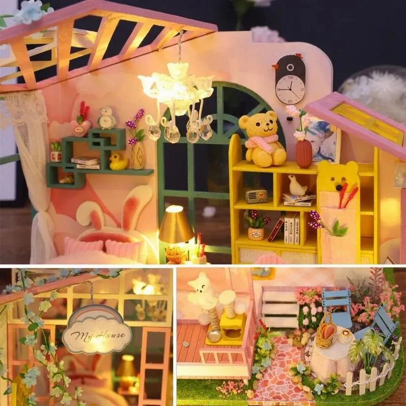 DIY Miniature House | Flower Dreams Dollhouse Kit