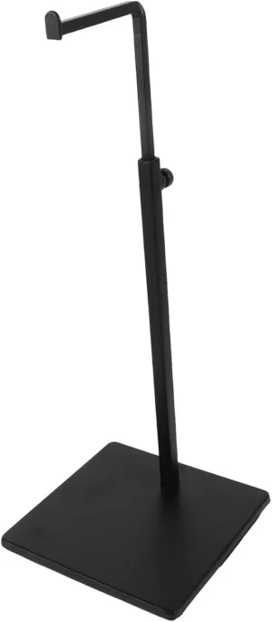 DIYEAH Adjustable Black Display Rack Figures and Miniatures Durable Support for Home Shop and Birthday for Collectible Sculpture Showcase