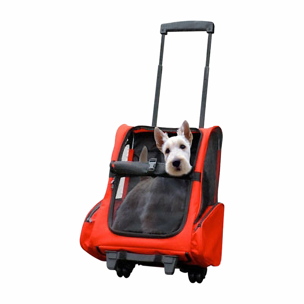 Dog Pet Safety Transport Carrier Backpack Trolley