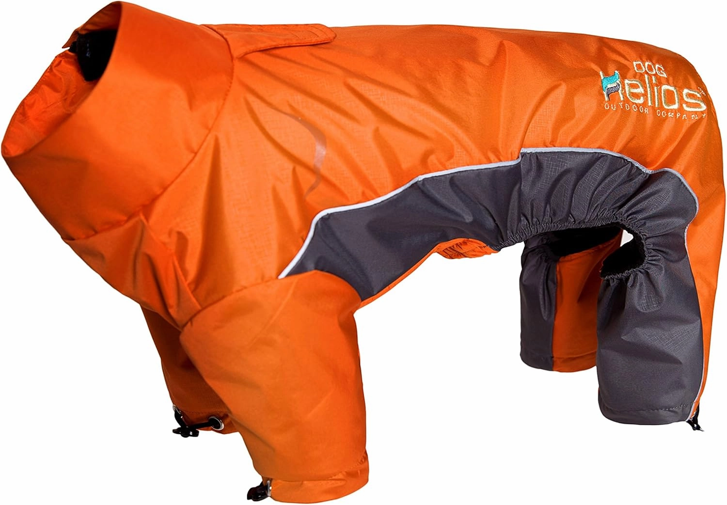 DOGHELIOS 'Blizzard' Full-Bodied Comfort-Fitted Adjustable and 3M Reflective Winter Insulated Pet Dog Coat Jacket w/ Blackshark Technology, X-Small, Orange