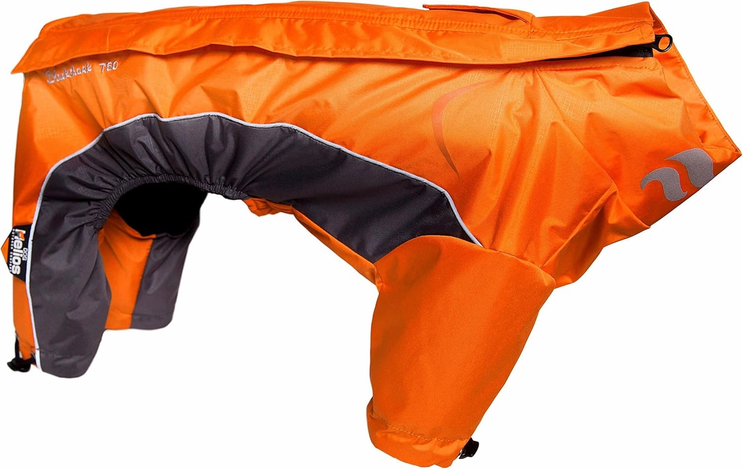 DOGHELIOS 'Blizzard' Full-Bodied Comfort-Fitted Adjustable and 3M Reflective Winter Insulated Pet Dog Coat Jacket w/ Blackshark Technology, X-Small, Orange