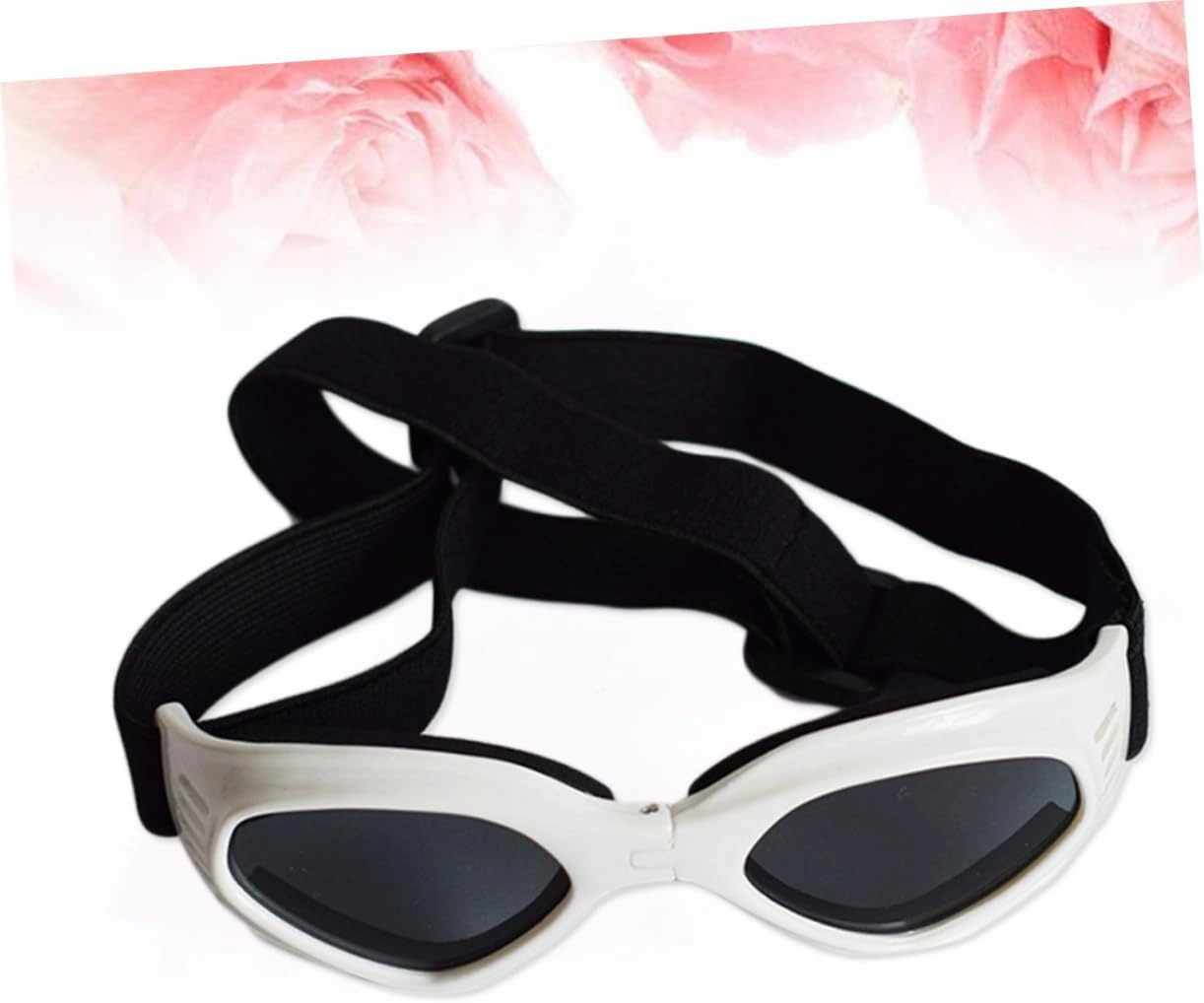 DOITOOL 3pcs Doggles for Medium Dogs Fashion Sunglasses Pet Goggles Dog Accessories Uv Wind Protection