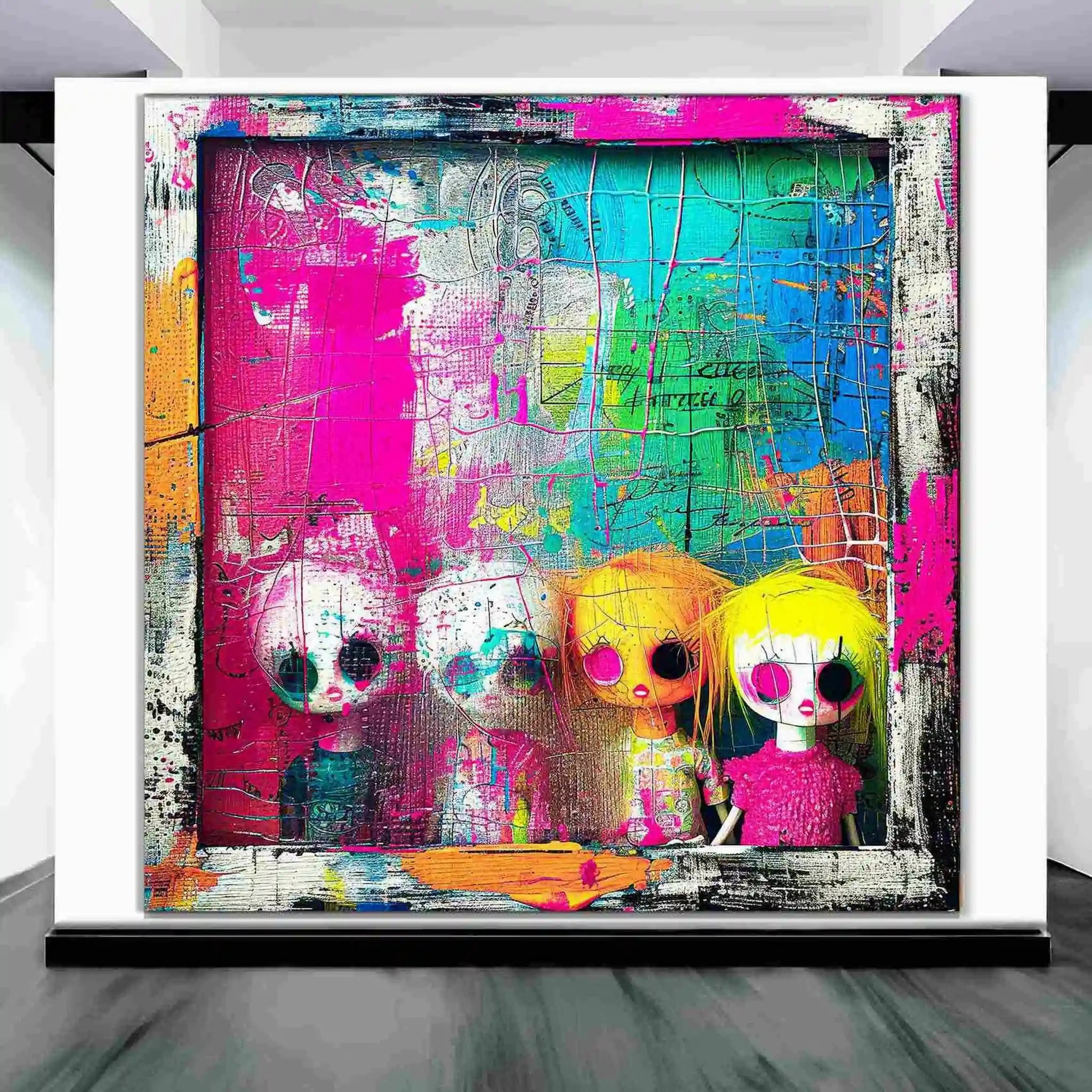 Dollhouse Surrealism - Aluminum Print