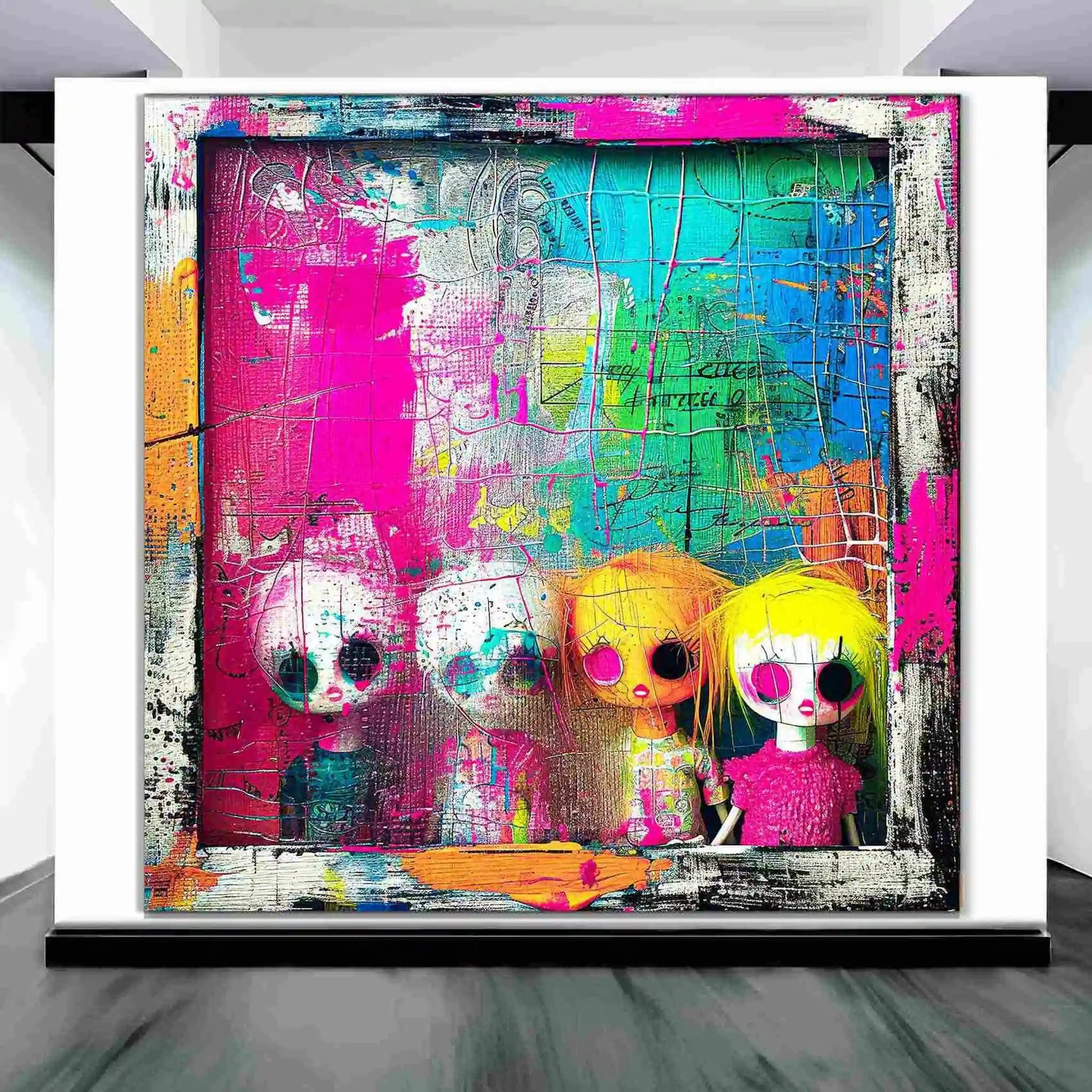 Dollhouse Surrealism - Framed Print