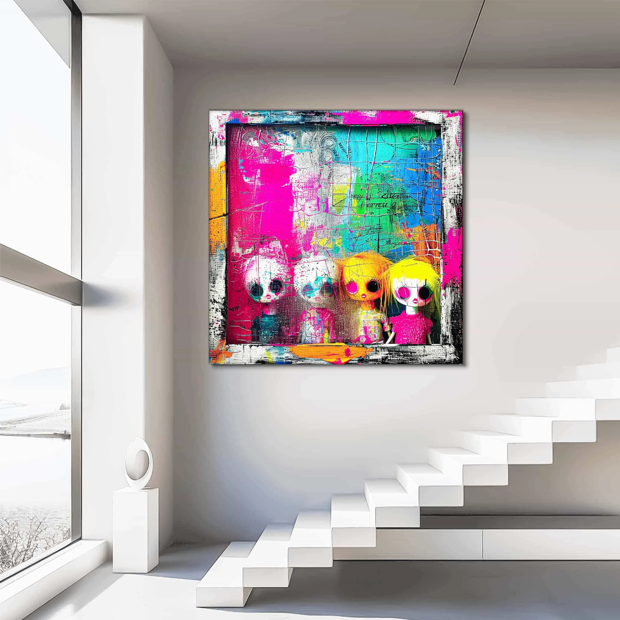 Dollhouse Surrealism - Framed Print