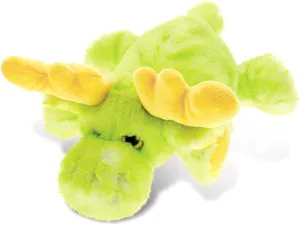 DolliBu COTA Global Lying Light Green Moose - 10 inch - Super Soft Plush - Item #5456
