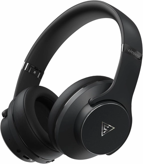 DOQAUS Bluetooth Headphones Over Ear Wireless Headphone, 90H Playtime and 3EQ Modes with Mic, HiFi Stereo Sound, Deep Bass, Memory Foam Cups, for Phone PC Travel Home Office
