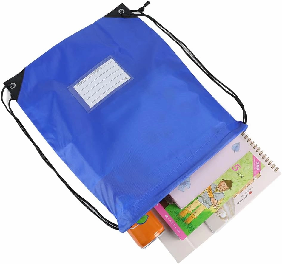Drawstring Backpacks, 20 Pack Bulk Drawstring Bags, Cinch Bags for Outdoor Sports - Royal Blue