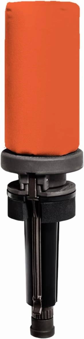 DT SYSTEMS Super Pro Durable Shock-Absorbing Waterfowl Upland Hunting Dog Training Dummy Launcher w/ Floating Scent-Holding Dummy, Blaze Orange