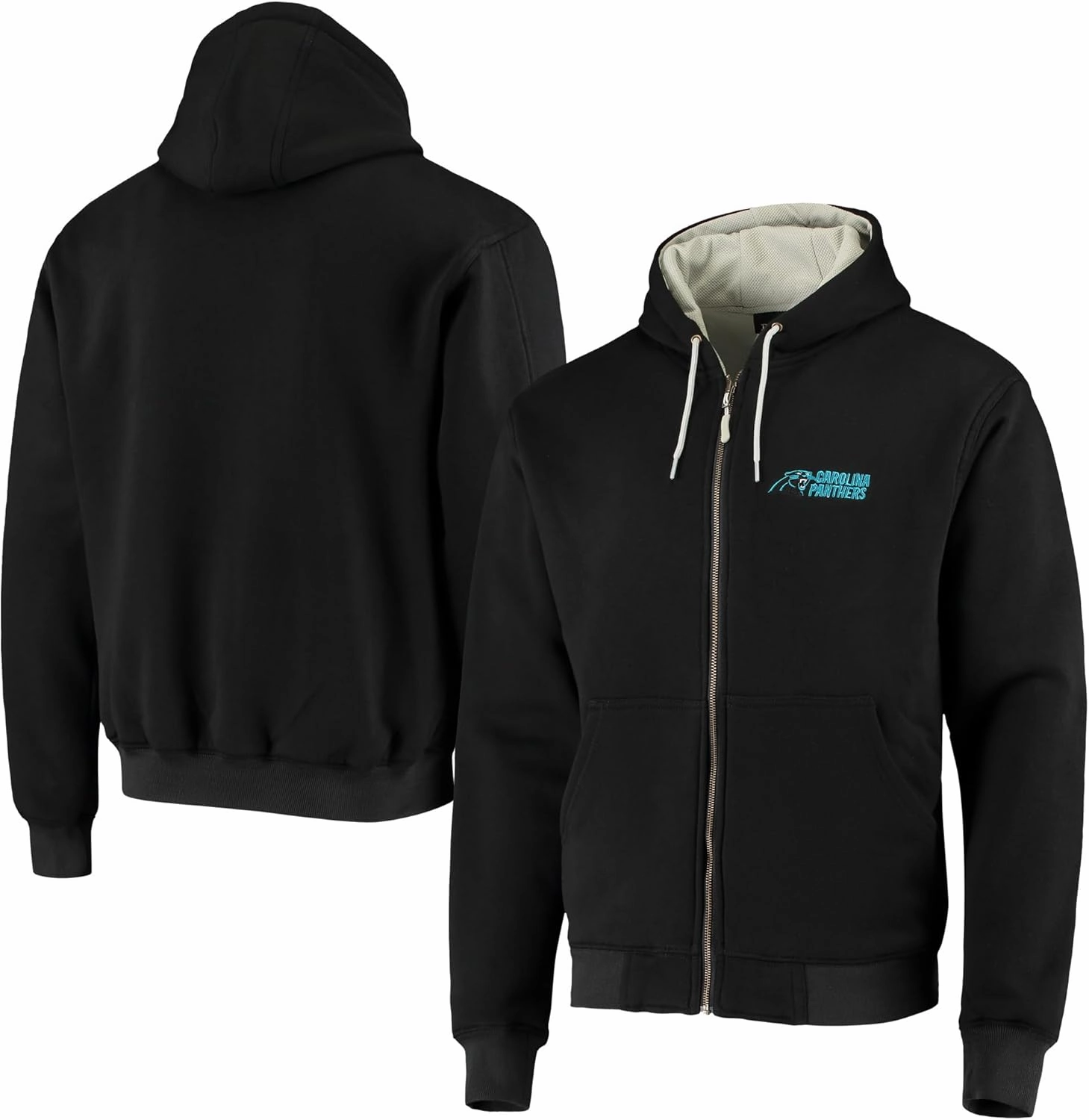 dunbrooke Men's NFL Craftsman Thermal-Lined Full-Zip Hoodie