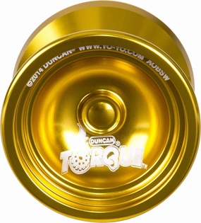 Duncan Toys Torque Yo-Yo [Gold], Unresponsive Pro Level Yo-Yo, Concave Bearing