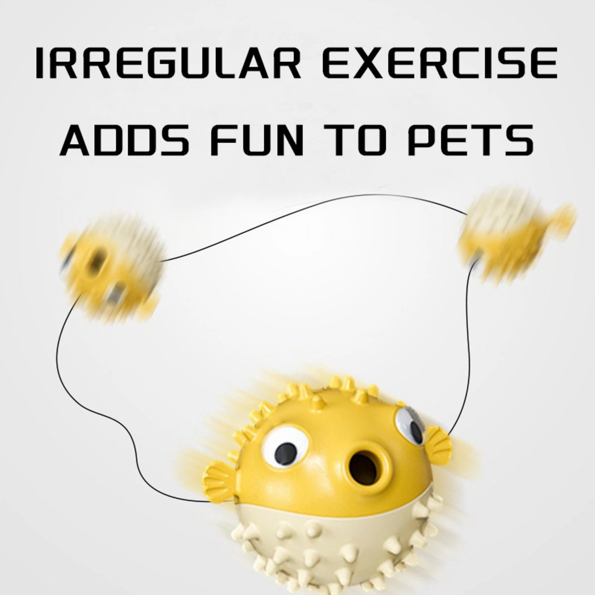 Durable Fish-Shaped Dog Chew & Squeaky Toy for Chewers