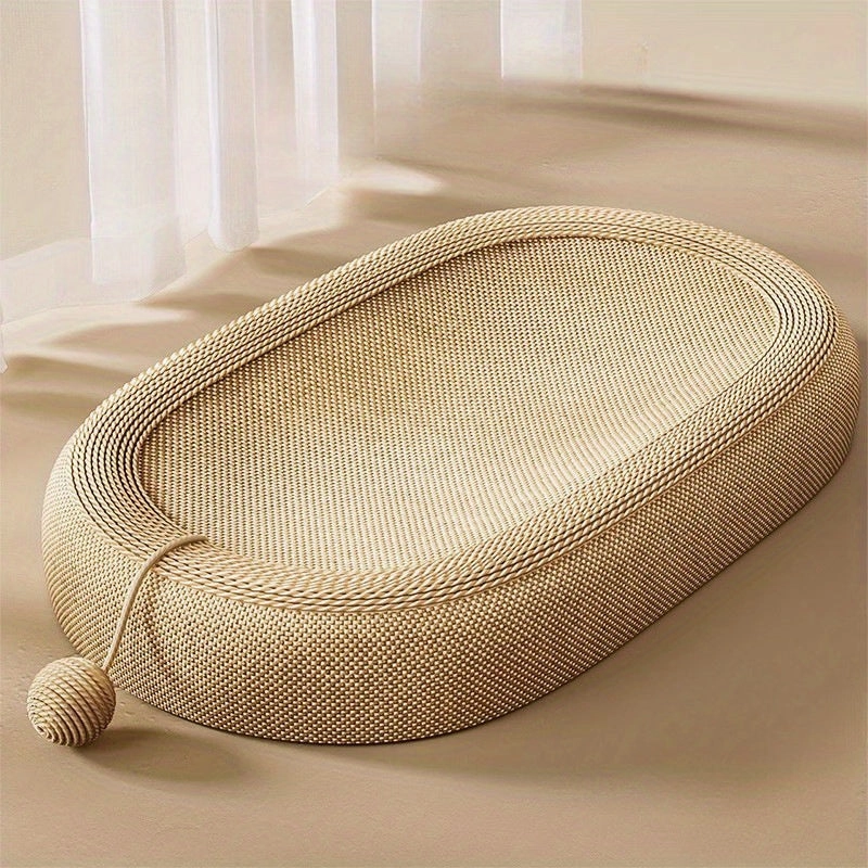 Durable Linen Cat Scratch | Integrated Litter Box - All Season Paw Care Toy for Cats