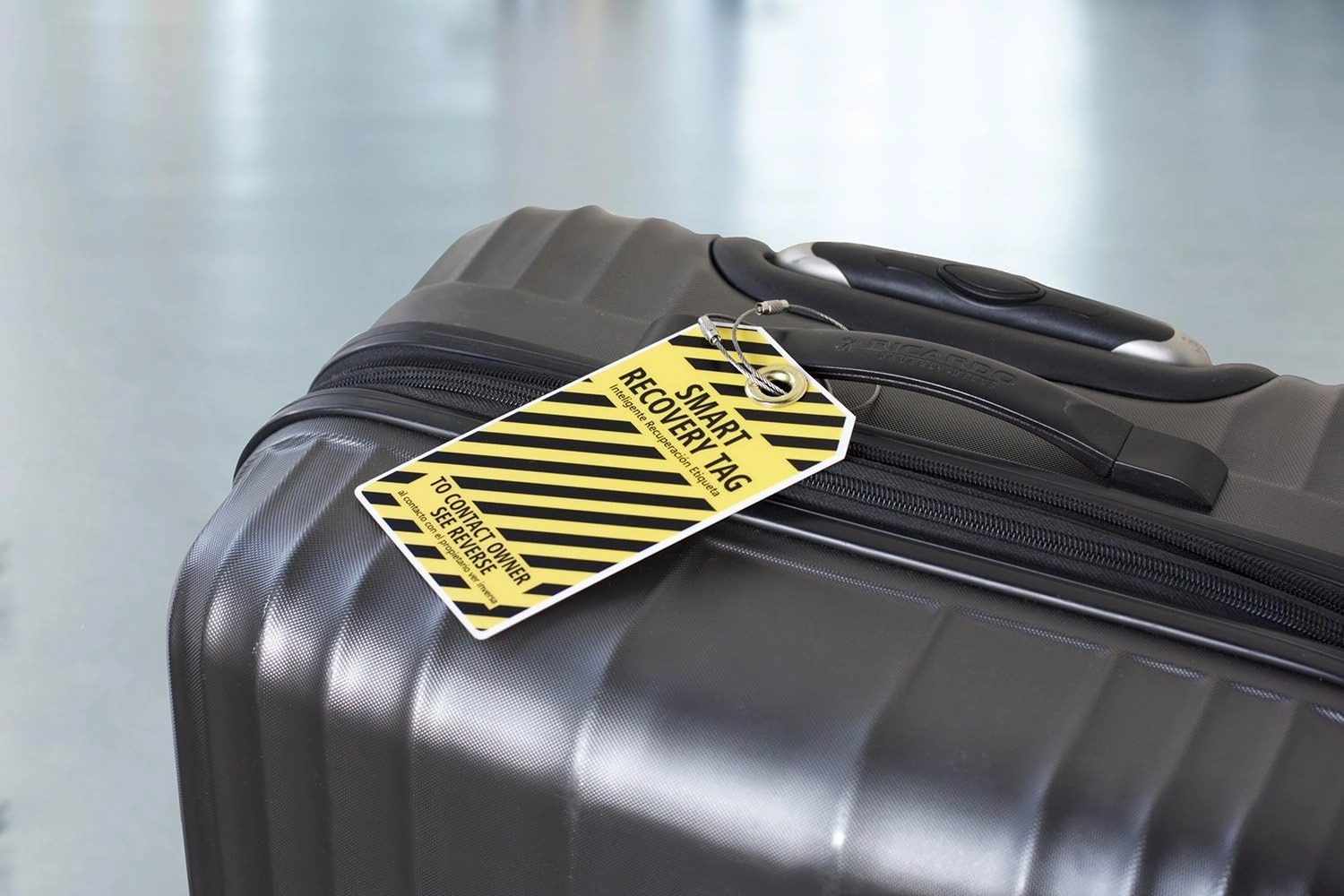 Dynotag® Web Enabled PROTAGZ™ MEGA Size Luggage ID Tag w. DynoIQ™ Lifetime Service