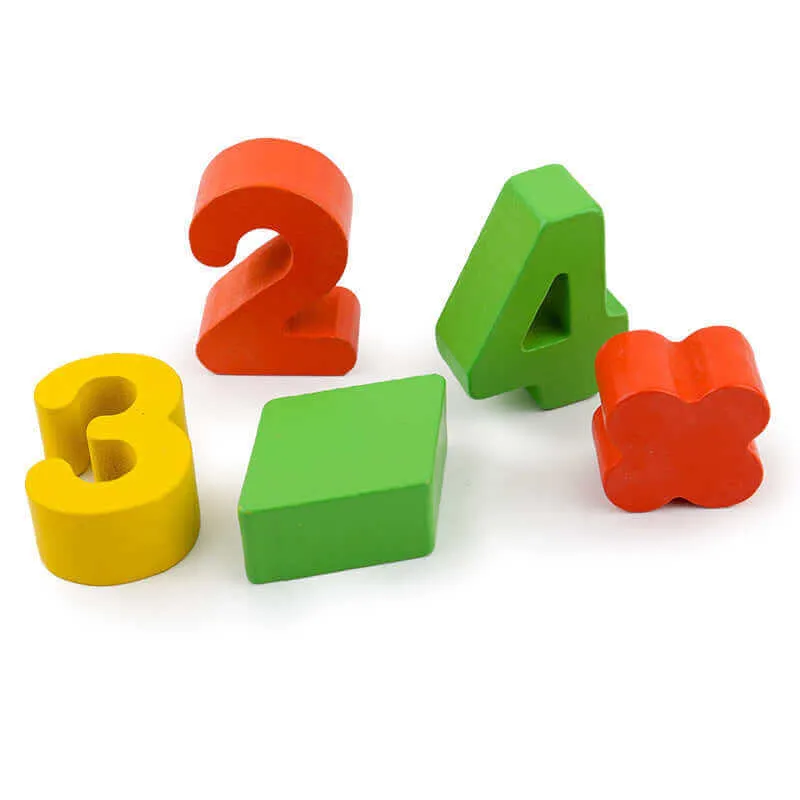 EduColor™ Wooden Logarithmic Learning Board