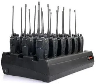 Eighteen Bay Rapid Desk Charger for Motorola KEBT-047-1 Rechargeable Two Way Radio