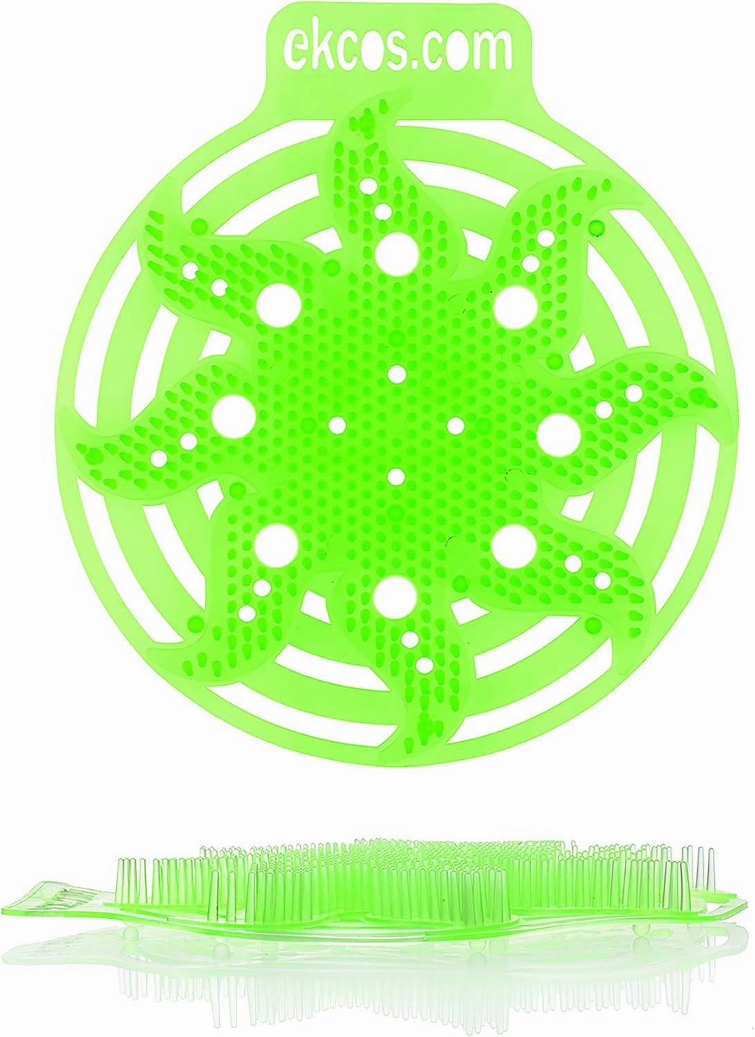 EKCOS Odourless Urinal Glass Guard 30 Day Green Apple Fragrance Pack of 10